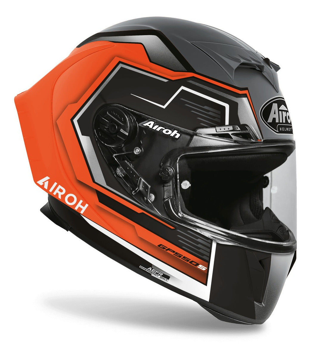 Helmet Gp550 S Rush Orange Fluo Matt